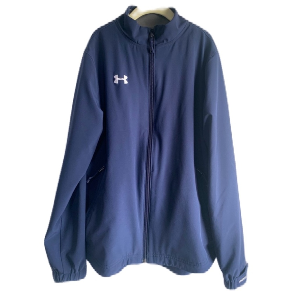 Under Armour Navy Lightweight Big Boy’s Jacket Size Medium